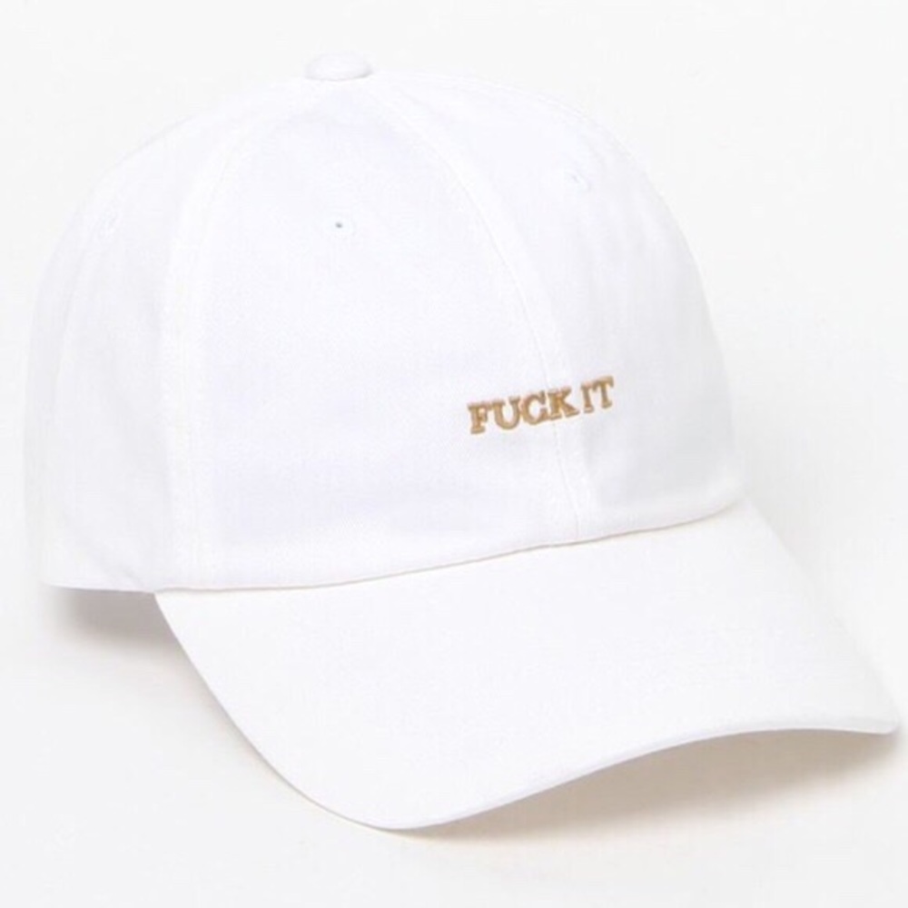 White pacsun Huf hat